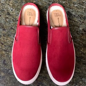 Womens Casual Twin Core Mule Slip On Shoes Sz 7